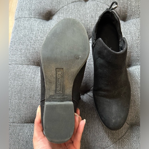 American Eagle black suede booties (US 5.5) - Picture 2 of 5